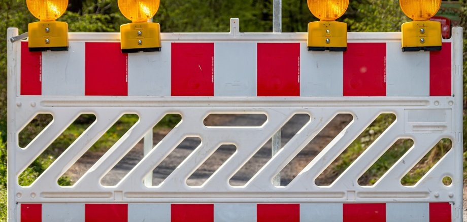 Sperrung der L3199 in Burgjoß