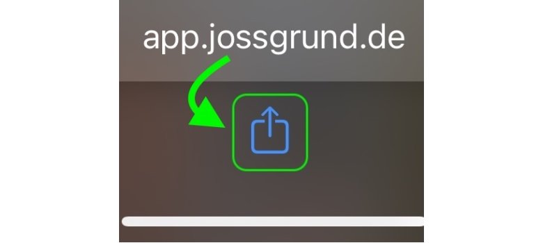 Teilen-Button im Safari