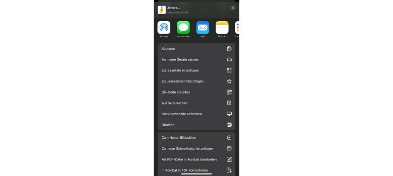 Jösses App hinzufügen