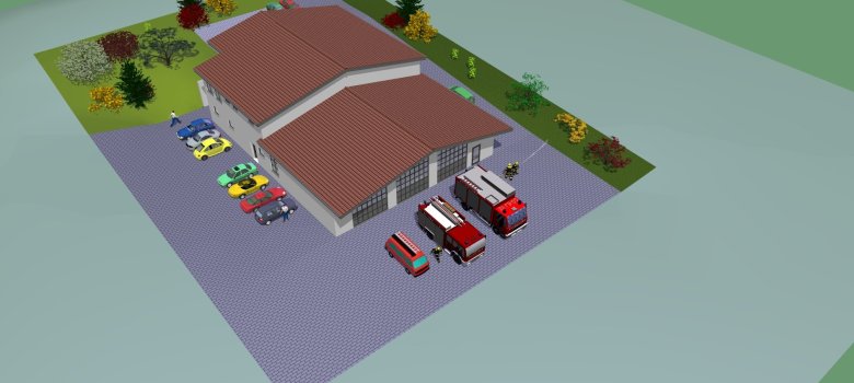 Visuelle Darstellung Neubau Oberndorf - Ansicht 1
